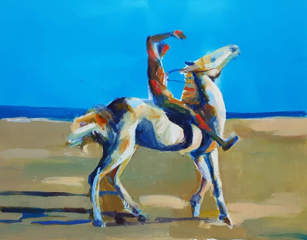 Obra de arte de Chany Duscio - Um São João para o interior da Bahia - Tinta spray e acrílica