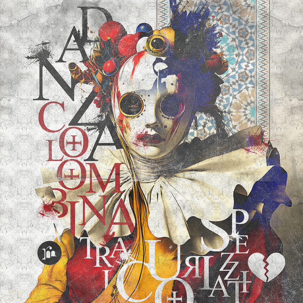 Obra de arte de Roger Monteiro - La Colombina (da série Commedia Dell'Arte ) 2024 - Impressão digital sobre papel Canson Photo Lustre