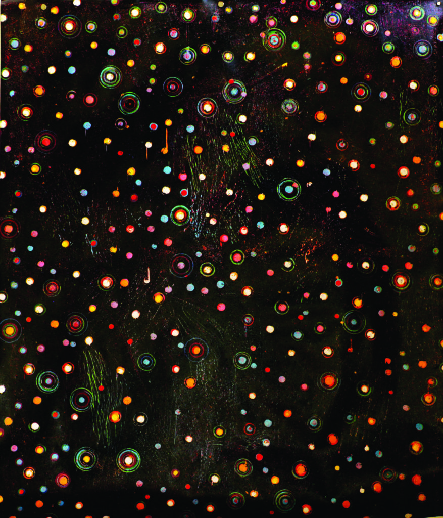 Obra de arte de Lailà Terra - Sem Título, 2019 - Xilogravura (reduction print) com 10 cores sobre papel. Tiragem única