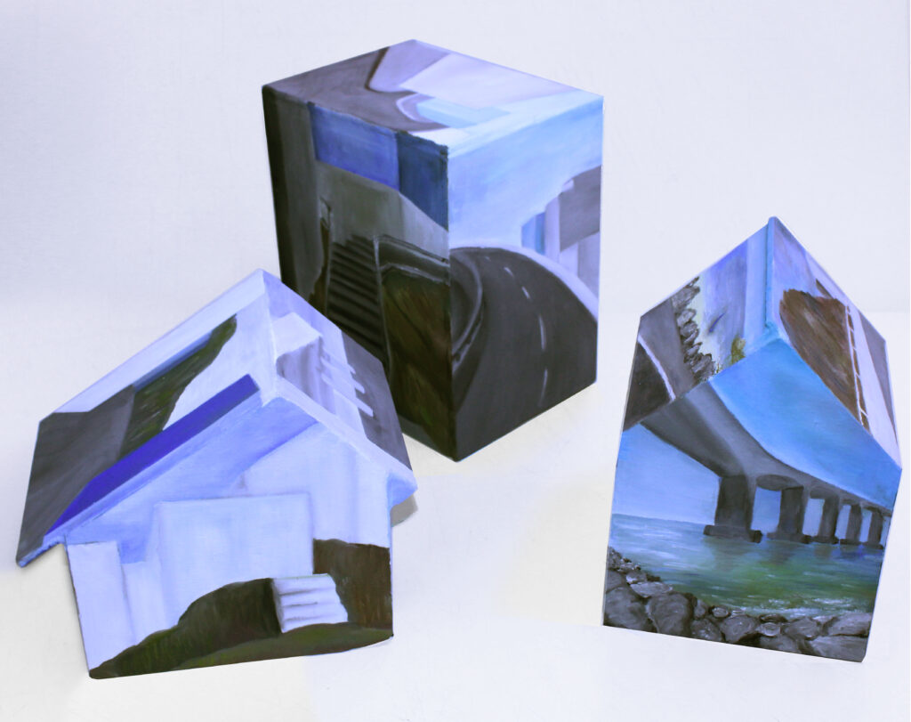 Obra de arte de Flávia Rocio - O bom filho à casa torna, 2024 - Oléo sobre tela