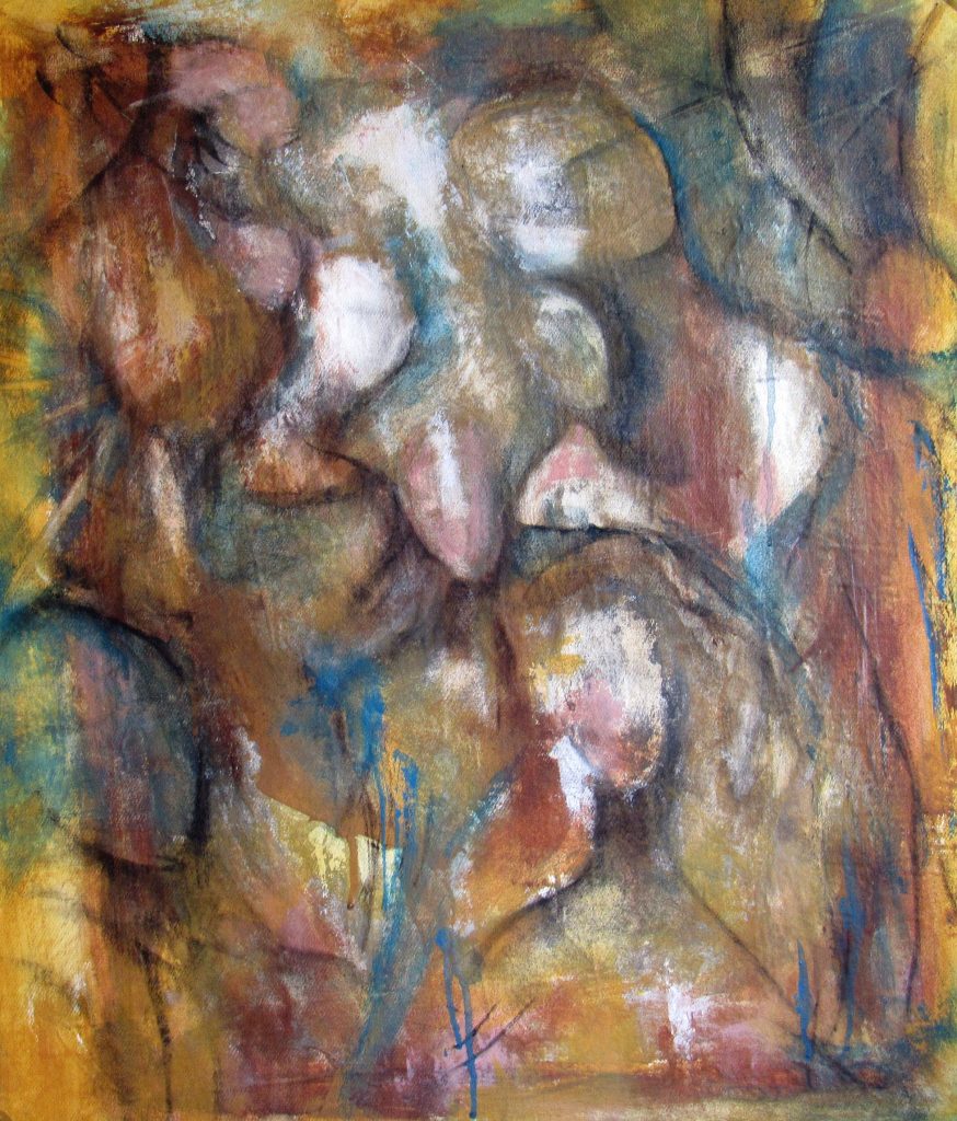 Obra de arte de Andrea Portela - Nós, 2024 - Acrílica sobre tela